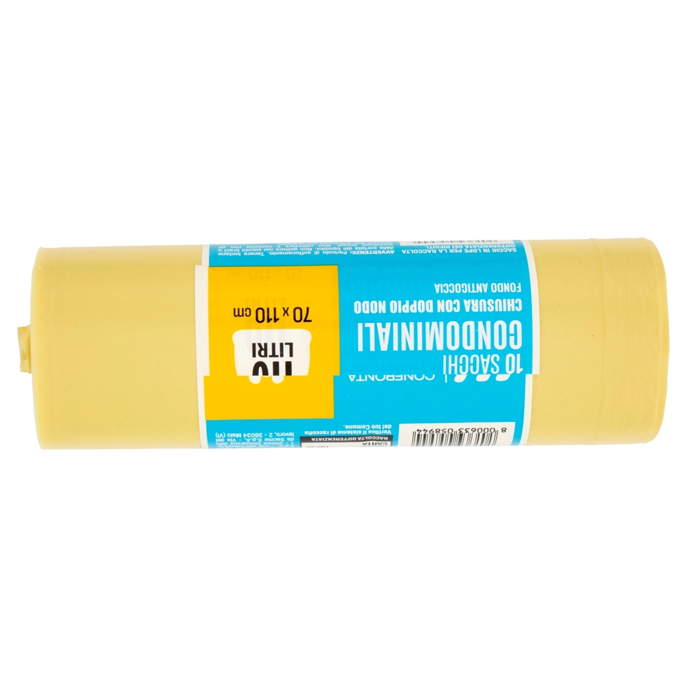 10 Sacchi Condominiali Gialli 110 Litri U! Confronta e Risparmia